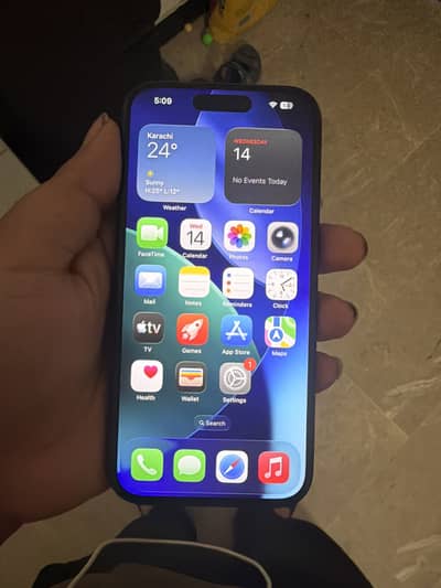 Iphone 15 pro blue color Non Pta