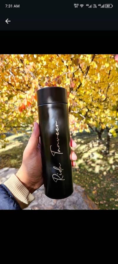 customariz water bottle