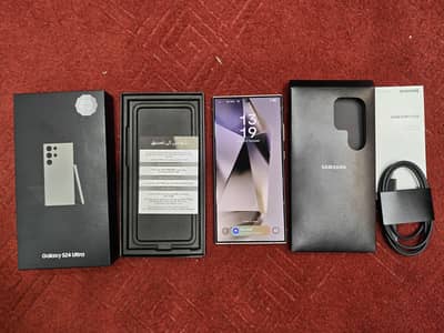 Samsung Galaxy S24 Ultra Box & Charger – Excellent Condition
