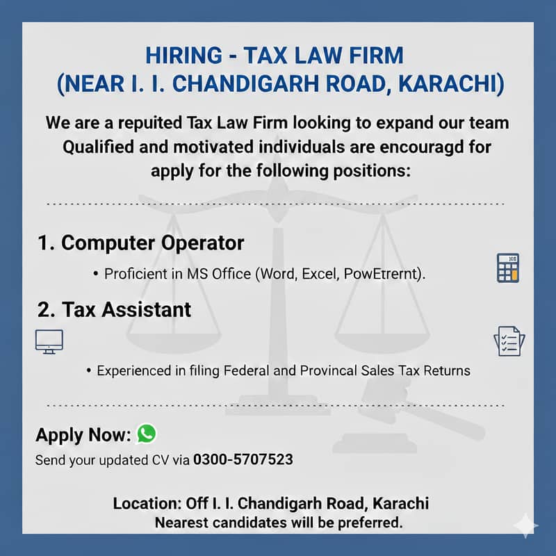 Computer Operator & Tax Internee 0