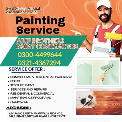 Professional Painter Services in Lahore | Home & Commercial Painting