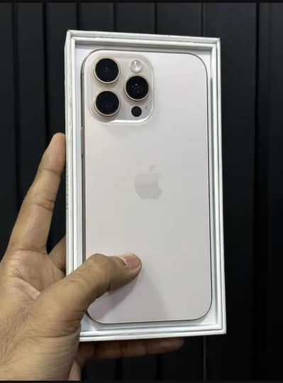 iphone 16 pro max  with box