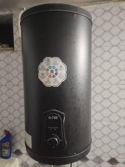 urgent sale Nas Gas Electric water Geyser 10 gallon storage tank