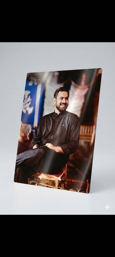 premium silver photo frame