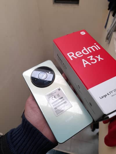 xiaomi redmi A3x condition 10/10 complete box accessories