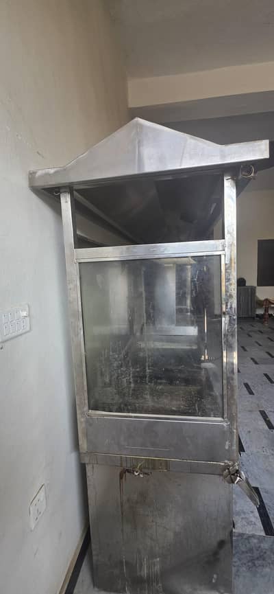 Fast food stall and shwarma machine