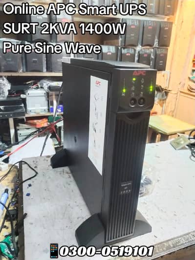 Online APC Smart UPS 2KVA 1400W Pure Sine Wave in Ready Stock