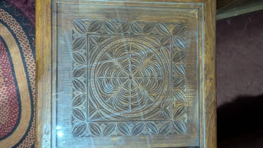 purely wooden sawati design.