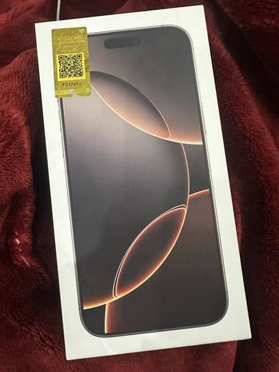 Iphone 16 pro max pta approved 512 gb