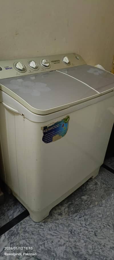 Kenwood Washing Machine KWM-1012 SA (Twin Tub)