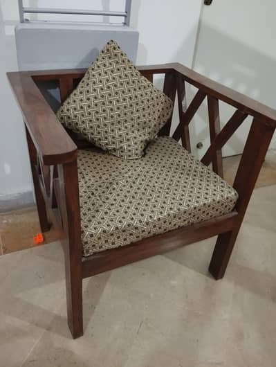 5 seater modern sofa set in sesham wood