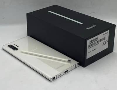 samsung note 10 plus full box one week cheek warnty
