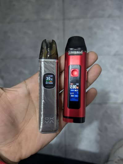 OXVA Xslim pro 2 and UWELL CROWN D