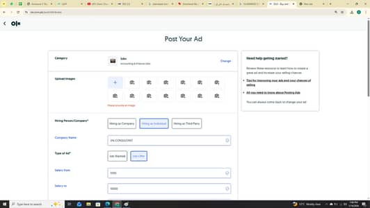 Required a female with accounting back ground
