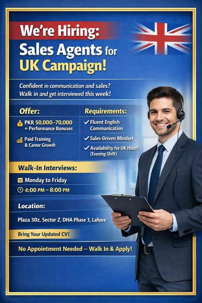 Sales Agent – UK Energy Campaign (Freshers Welcome)