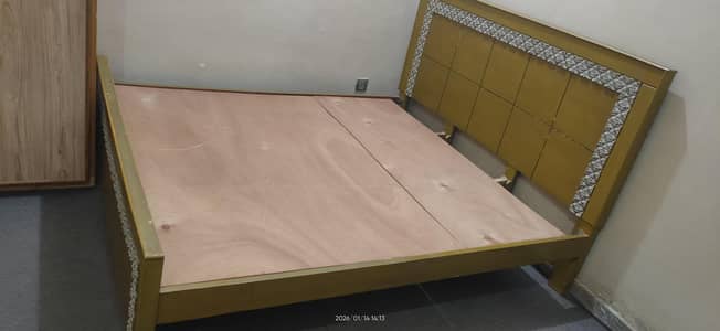 Double Bed with Medicated Mattress