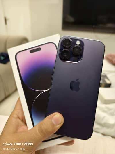 iPhone 14 Pro Max | NON PTA | 256GB | Deep Purple | 88% BH | Like New