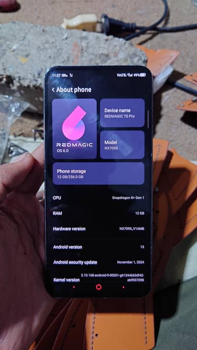 red magic 7s pro 12 256 Whatsapp 03/0770/26/530 120!fps PUBG mobile