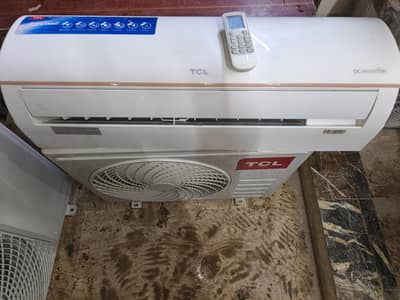 TCL 1 ton DC inverter hate & cool original condition original