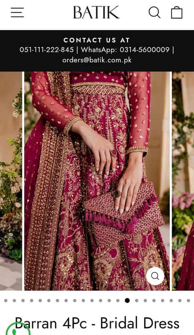 Batik Bridal Dress For Sale