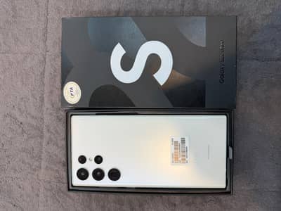 SAMSUNG S22ULTRA COMPLETE BOX OFFICIAL APRVD 12 512GB