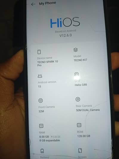 Tecno spark 10 pro for sell no open no repair with original charger