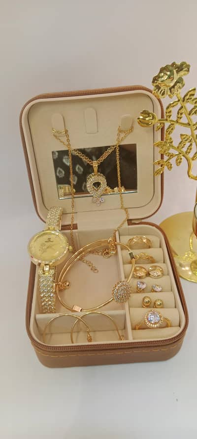 watch + jewelry set
