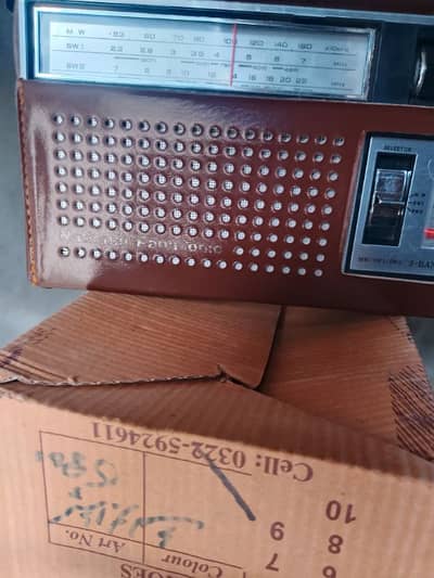 radio national Panasonic 3band 10by10 condition for sale
