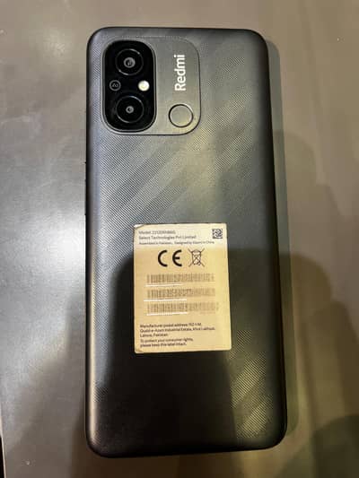 Redmi 12c 4+4/128 official PTA approved