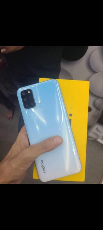 Realme 7i blue color 8/128 in good condition with box
