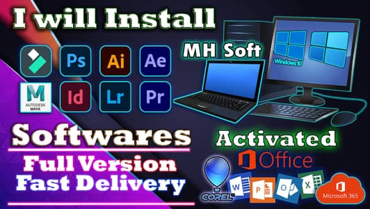 PC Aur Laptop Games or Software - Installation Available