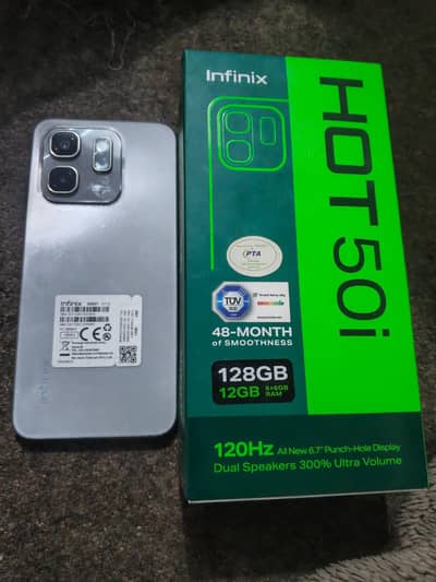 Infinix hot 50i with box