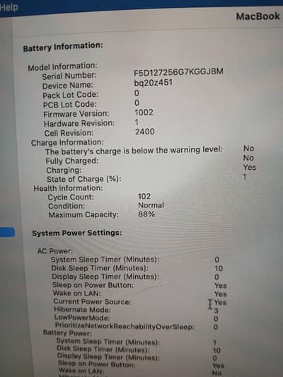 Macbook Pro 2020 (M1 chip)