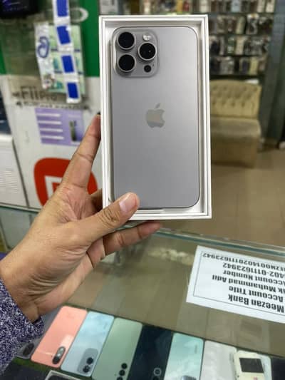 15 pro max 256gb dual physical complete box