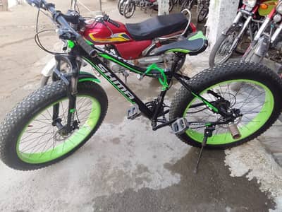 fat tyre bike with gears