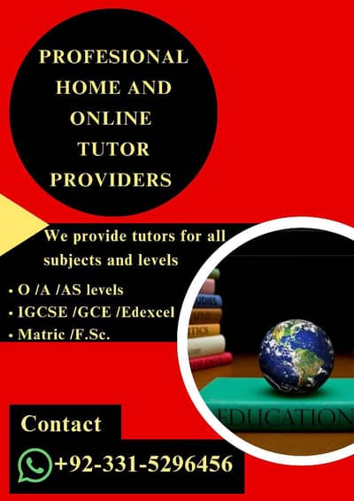 Expert Maths Home/Online tutors are available