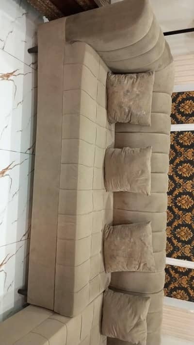L-shape few month used Sofa for sale