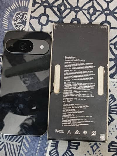 pixel 9 with box