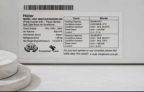 Haier 1.5 Tan Triple Inverter