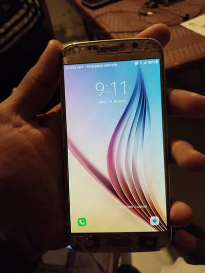 Samsung Galaxy s6 for sale with charger with power bank without box