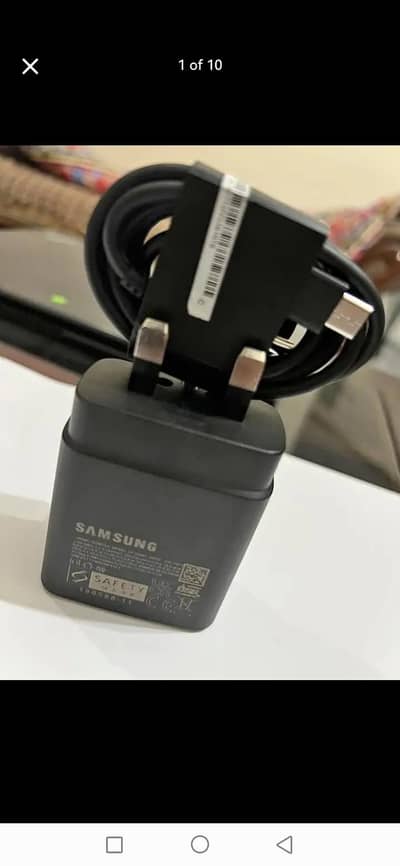 SAMSUNG 100% orignal super fast 2.0 charger with 5amp cable
