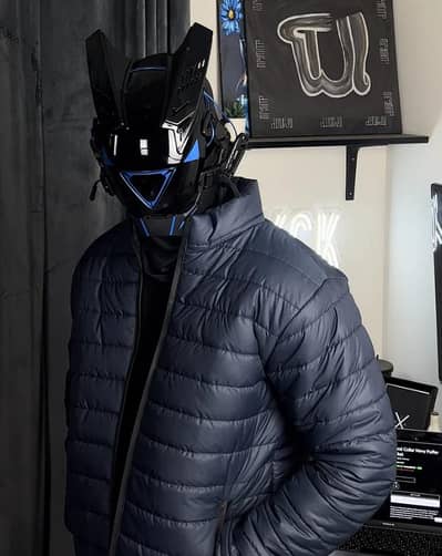 Stand Collar Nevy Puffer Jacket