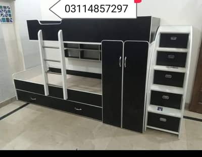 Bunk bed | Kid wooden bunker bed | Baby bed | Double bed | Triple bed