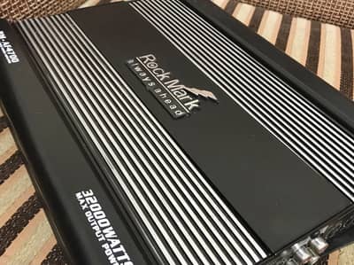 Car amplifier 4 channel dual woofer suported 03182821774 rockmarks