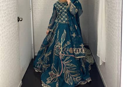 A beautiful Naqshi Lehanga( Large) Just one time used