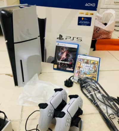 PS5 slim 1tb Disk edition for sale playstation 5 game New OK  WhatSap