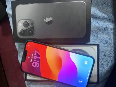 Iphone 13 pro 128 official PTA approved with BOX