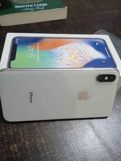 iphone x 64 gb 100 battery health box and charger