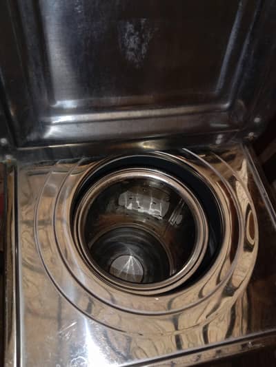 stainless steel washing machine and dryer