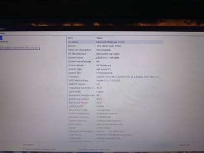 Hp note book 15 corei5